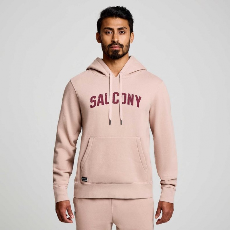 Sudadera con Capucha Saucony Recovery Hombre Rosas | COLOMBIA-DXRH