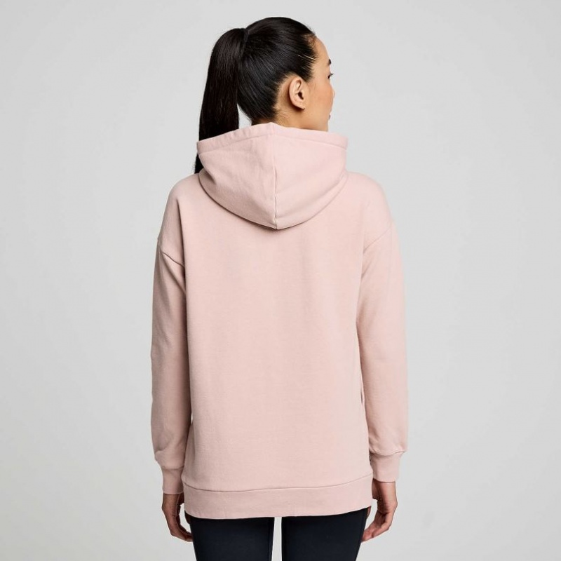 Sudadera con Capucha Saucony Recovery Zip Tunic Mujer Rosas | COLOMBIA-BNOE