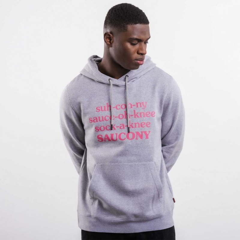 Sudadera con Capucha Saucony X Frank Cooke Rested Hombre Gris Claro | COLOMBIA-FNBH