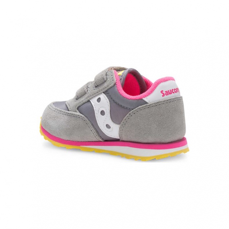 Tenis Saucony Baby Jazz Hook & Loop Niño Pequeño Gris | COLOMBIA-MDQU