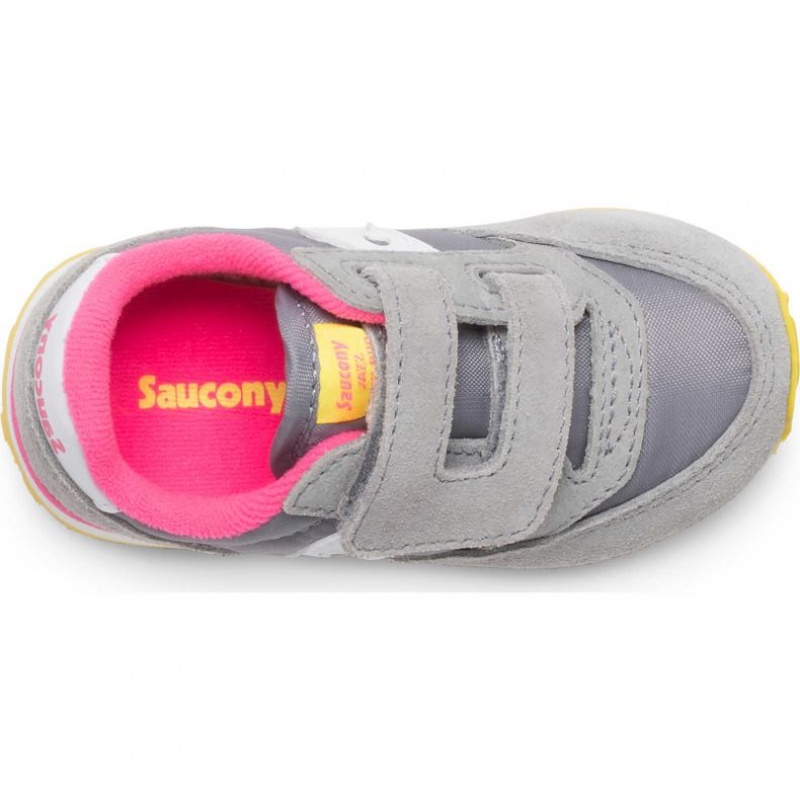 Tenis Saucony Baby Jazz Hook & Loop Niño Pequeño Gris | COLOMBIA-MDQU