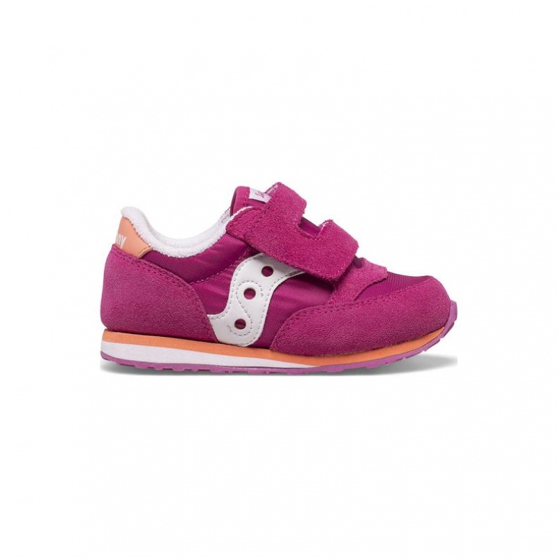 Tenis Saucony Baby Jazz Hook & Loop Niño Pequeño Fucsia | COLOMBIA-EYRG