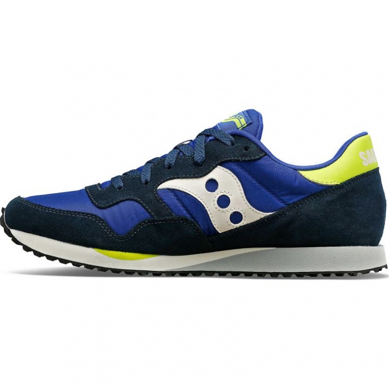 Tenis Saucony DXN Hombre Azules Blancas Verde Claro | COLOMBIA-GXJK