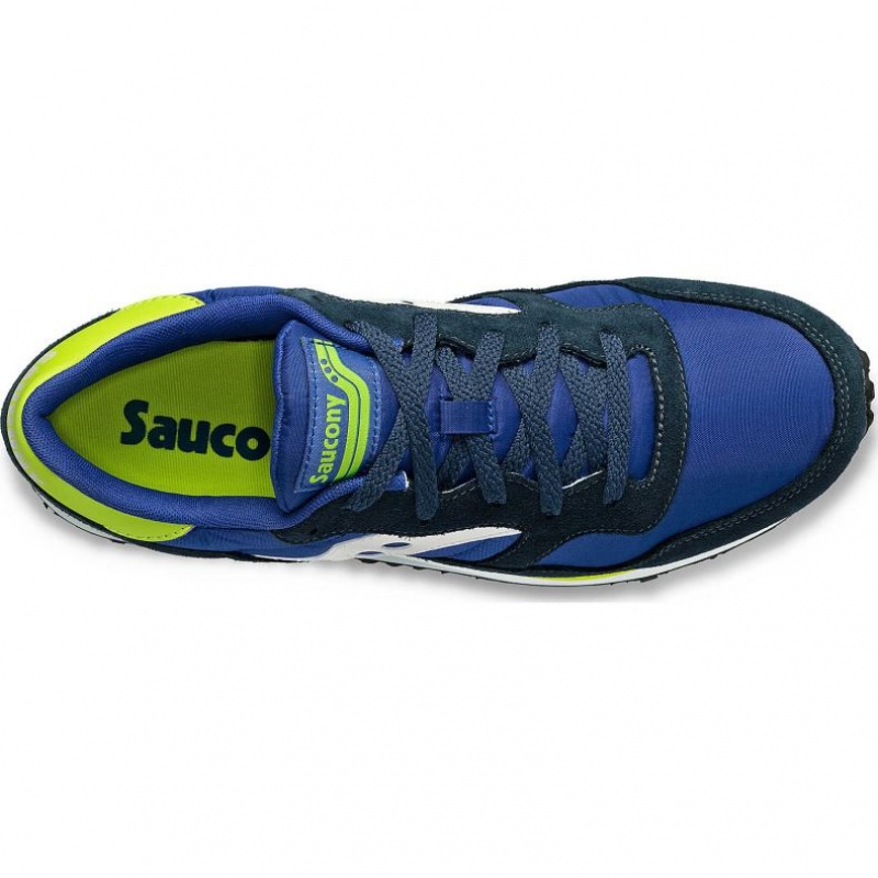 Tenis Saucony DXN Hombre Azules Blancas Verde Claro | COLOMBIA-GXJK