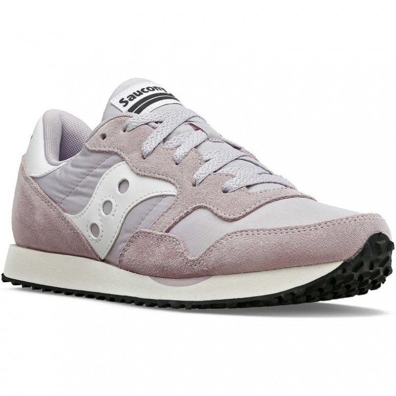 Tenis Saucony DXN Mujer Gris Rosas | COLOMBIA-DZCJ