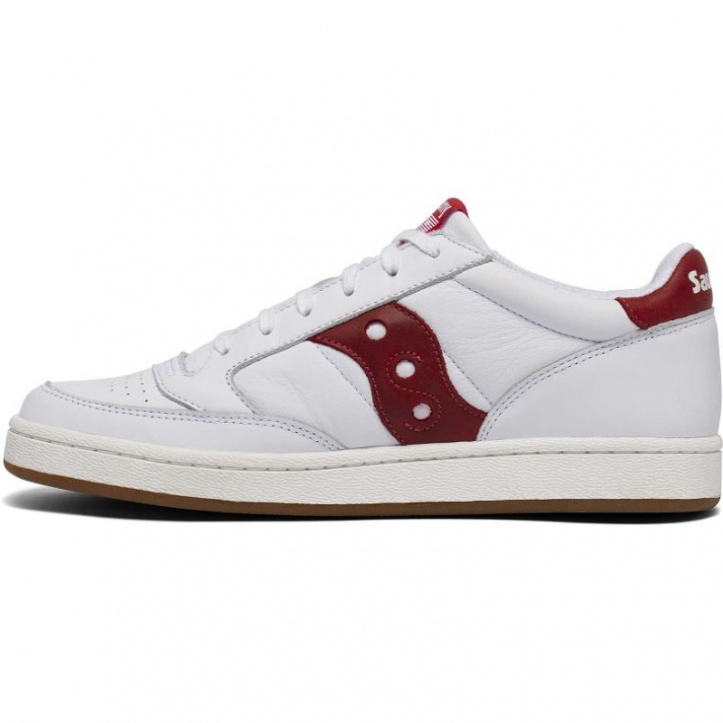 Tenis Saucony Jazz Court Hombre Blancas Rojas | COLOMBIA-LHGK