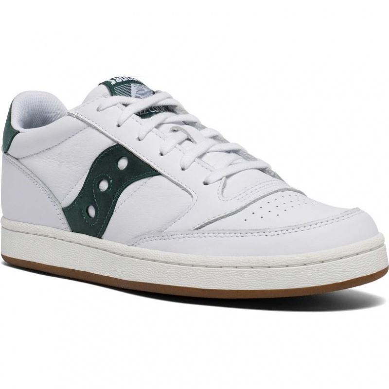 Tenis Saucony Jazz Court Hombre Blancas Verde | COLOMBIA-FPSZ