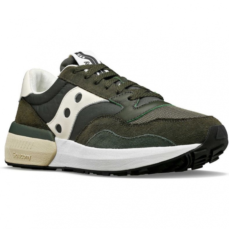 Tenis Saucony Jazz NXT Mujer Verde Creme | COLOMBIA-DJNW