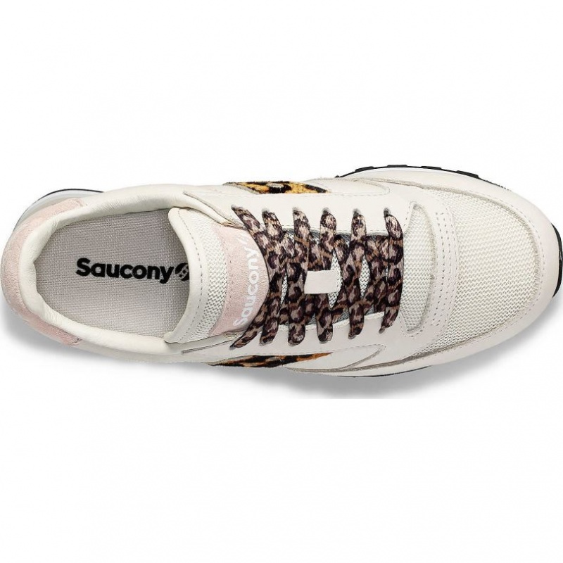 Tenis Saucony Jazz Triple Mujer Blancas Leopardo | COLOMBIA-PLFV