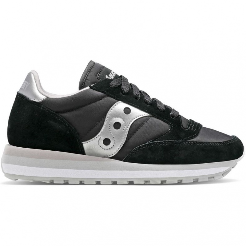 Tenis Saucony Jazz Triple Mujer Negras Plateadas | COLOMBIA-CJGA