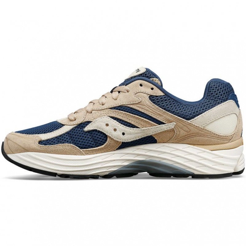 Tenis Saucony ProGrid Omni 9 Premium Hombre Beige Azules | COLOMBIA-WCGM