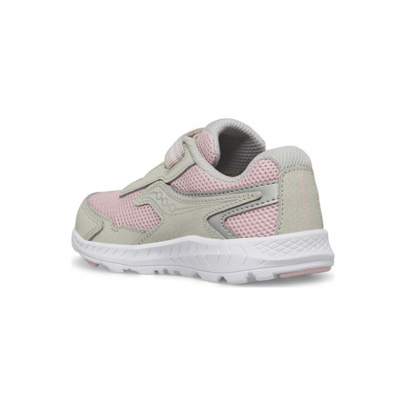 Tenis Saucony Ride 10 Jr. Niño Pequeño Rosas Gris | COLOMBIA-RECA