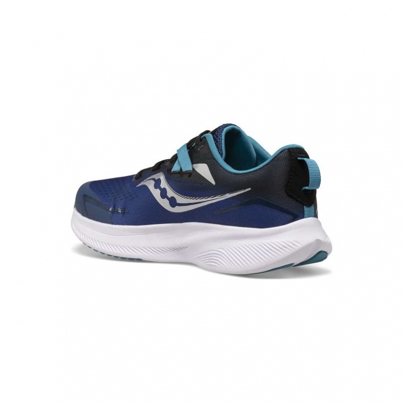 Tenis Saucony Ride 15 Niño Grande Azules | COLOMBIA-GYIQ