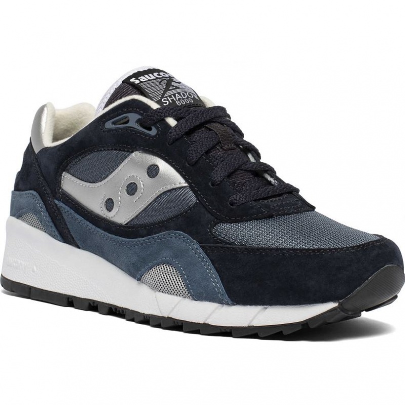 Tenis Saucony Shadow 6000 Hombre Azul Marino Plateadas | COLOMBIA-RPNS