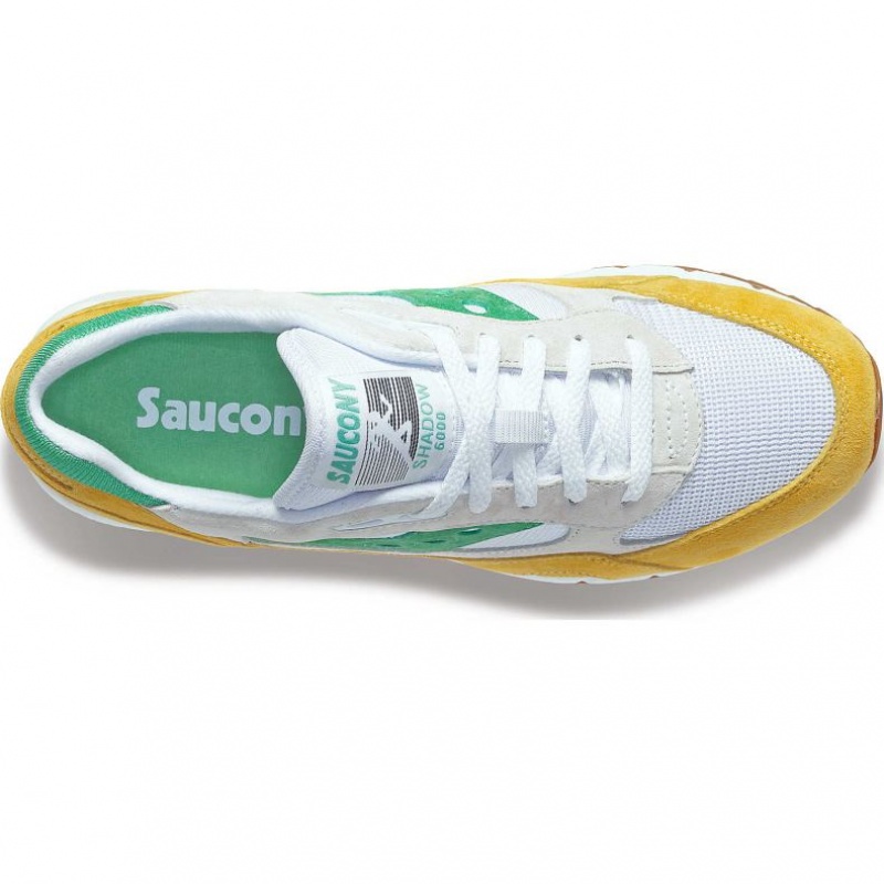 Tenis Saucony Shadow 6000 Hombre Blancas Amarillo Verde | COLOMBIA-FEAP