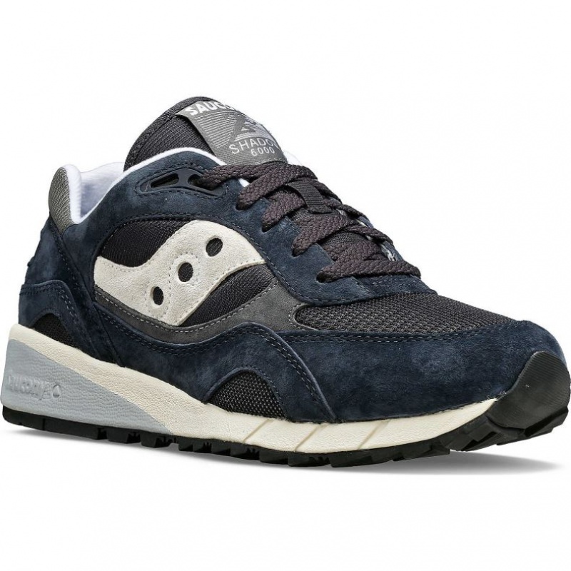 Tenis Saucony Shadow 6000 Mujer Azul Marino Gris | COLOMBIA-BJMW