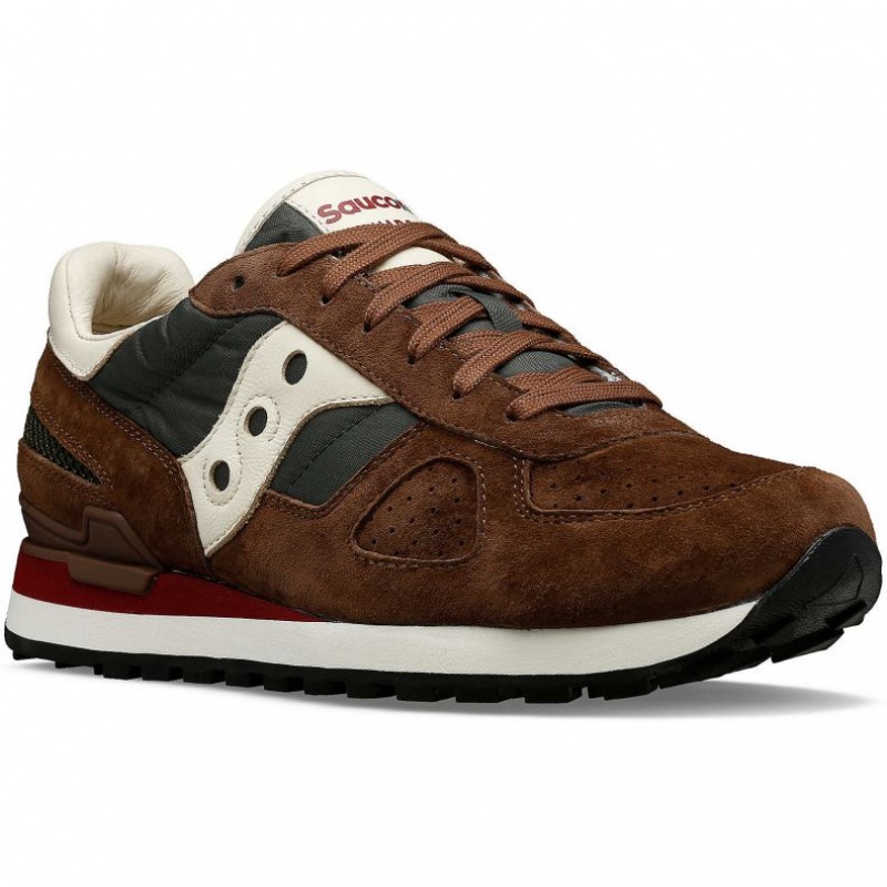 Tenis Saucony Shadow Original Premium Hombre Marrones | COLOMBIA-WSHP