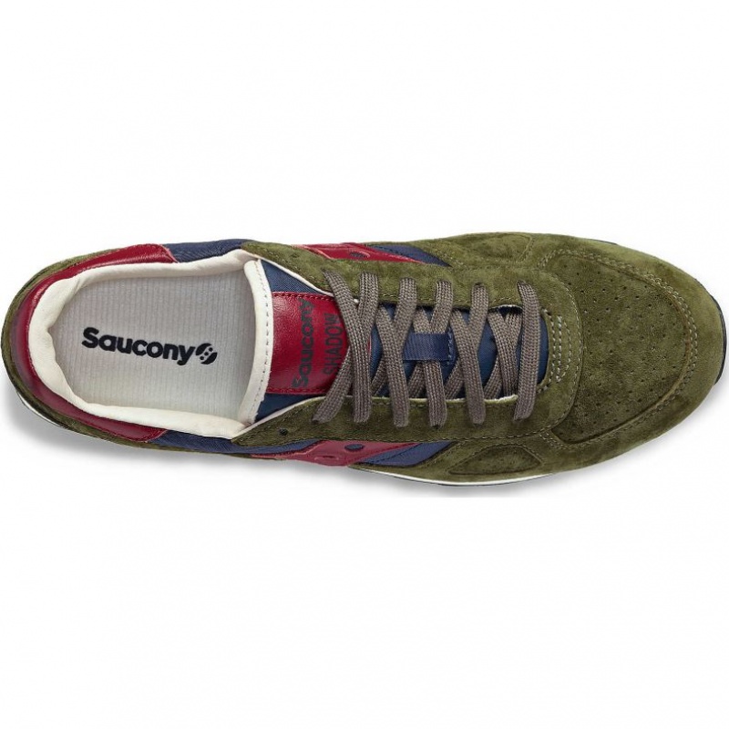 Tenis Saucony Shadow Original Premium Mujer Verde Oliva Azul Marino | COLOMBIA-ZFUQ