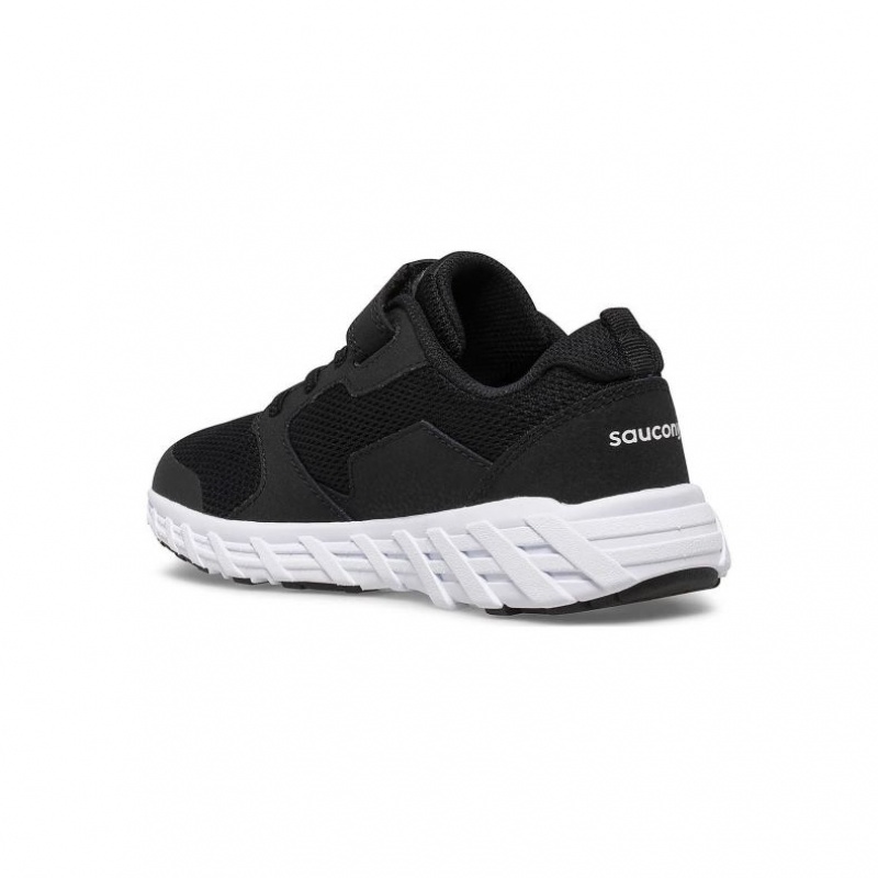 Tenis Saucony Wind 2.0 A/C Niño Grande Negras | COLOMBIA-GPUO