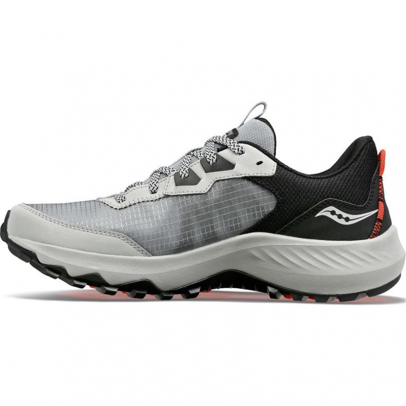 Tenis Trail Running Saucony Aura TR Hombre Gris | COLOMBIA-VYZB