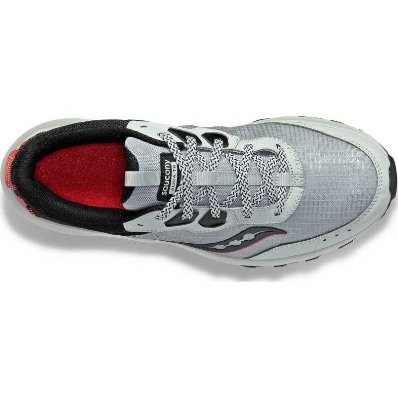 Tenis Trail Running Saucony Aura TR Hombre Gris | COLOMBIA-VYZB