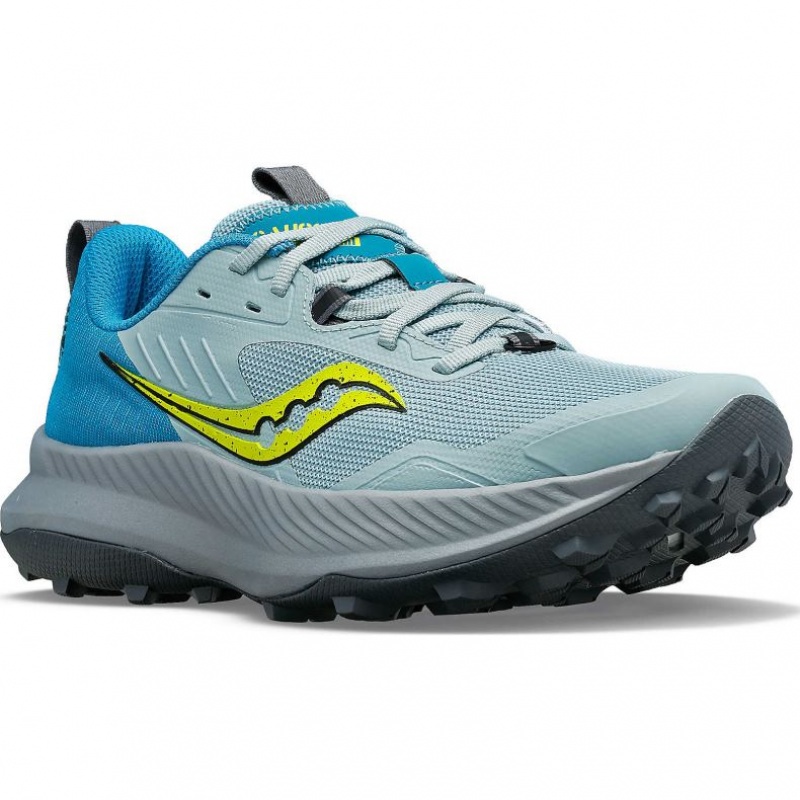 Tenis Trail Running Saucony Blaze TR Mujer Azules | COLOMBIA-JNOP