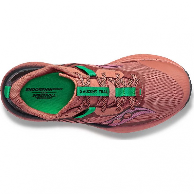 Tenis Trail Running Saucony Endorphin Edge Mujer Coral | COLOMBIA-NOAZ