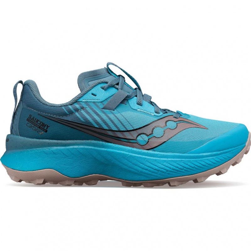 Tenis Trail Running Saucony Endorphin Edge Mujer Azules | COLOMBIA-JSPK