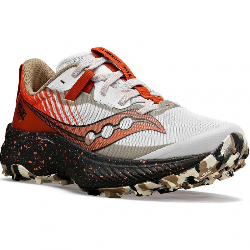 Tenis Trail Running Saucony Endorphin Edge Mujer Blancas Rojas | COLOMBIA-ARIJ