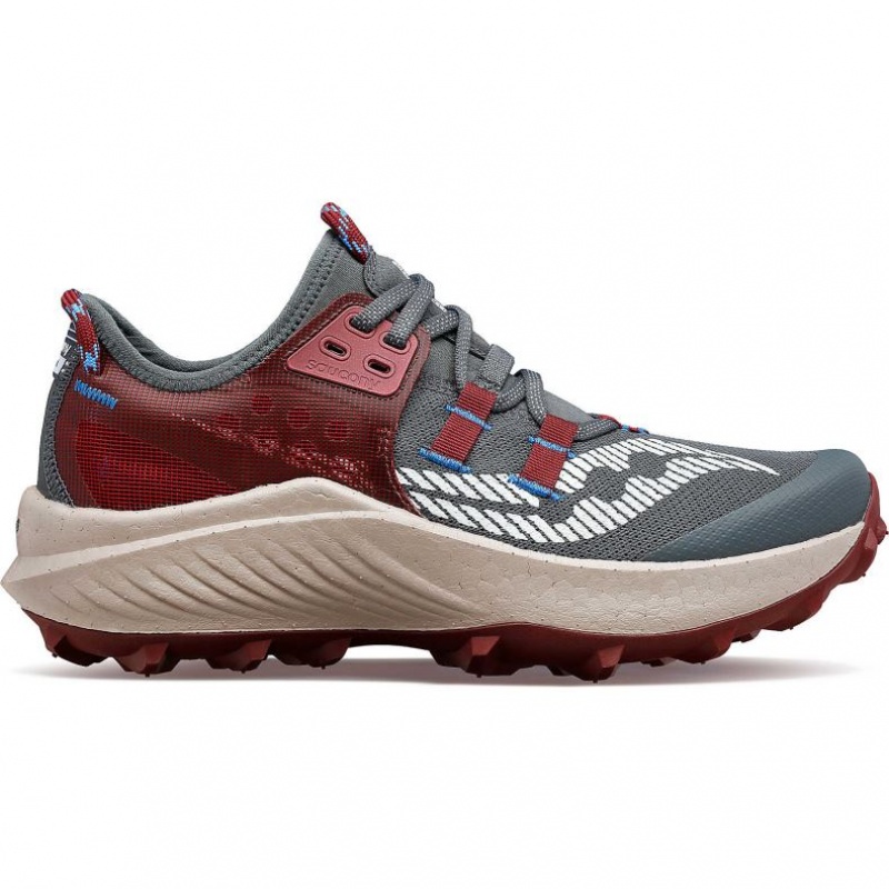 Tenis Trail Running Saucony Endorphin Rift Mujer Gris | COLOMBIA-MLGC