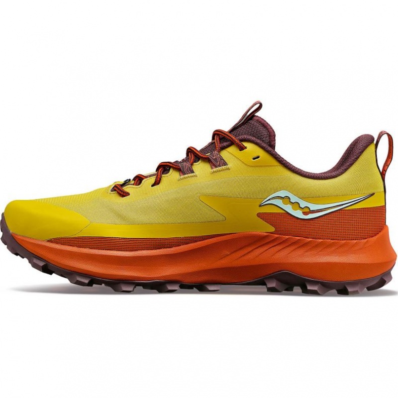 Tenis Trail Running Saucony Peregrine 13 Hombre Amarillo Naranjas | COLOMBIA-POKF