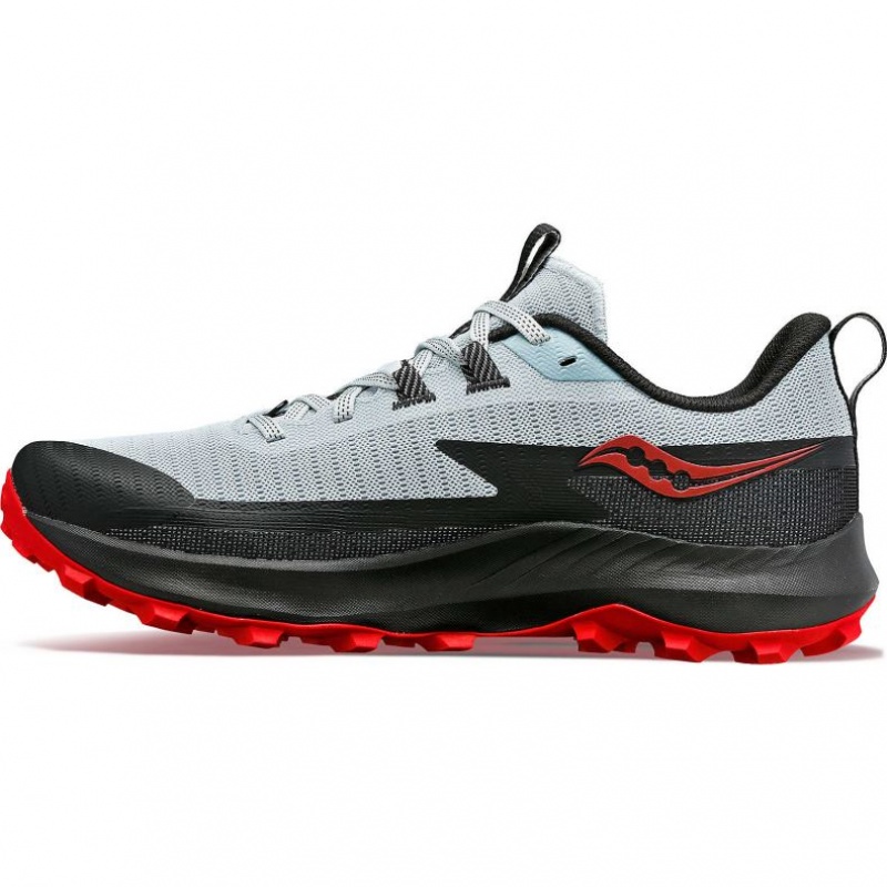 Tenis Trail Running Saucony Peregrine 13 Hombre Blancas Negras | COLOMBIA-YUEW