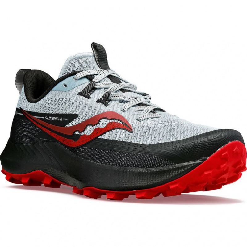 Tenis Trail Running Saucony Peregrine 13 Hombre Blancas Negras | COLOMBIA-YUEW