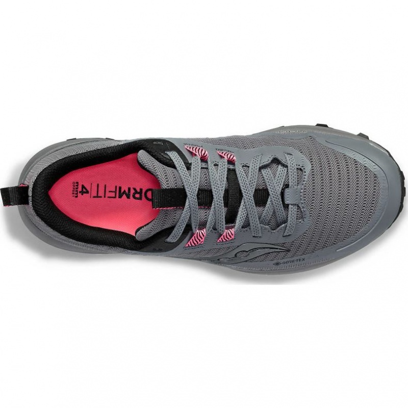 Tenis Trail Running Saucony Peregrine 13 GTX Mujer Gris | COLOMBIA-CQWP