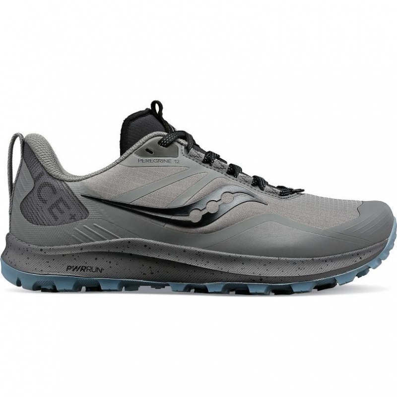 Tenis Trail Running Saucony Peregrine ICE+ 3 Mujer Gris | COLOMBIA-PXYN