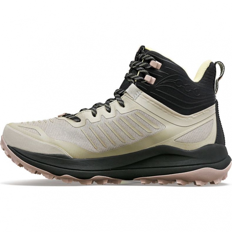 Tenis Trail Running Saucony Ultra Ridge GTX Mujer Beige | COLOMBIA-TFDN