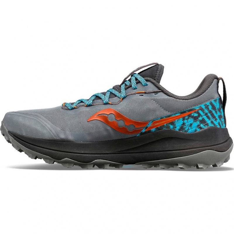 Tenis Trail Running Saucony Xodus Ultra 2 Hombre Gris | COLOMBIA-DJFA