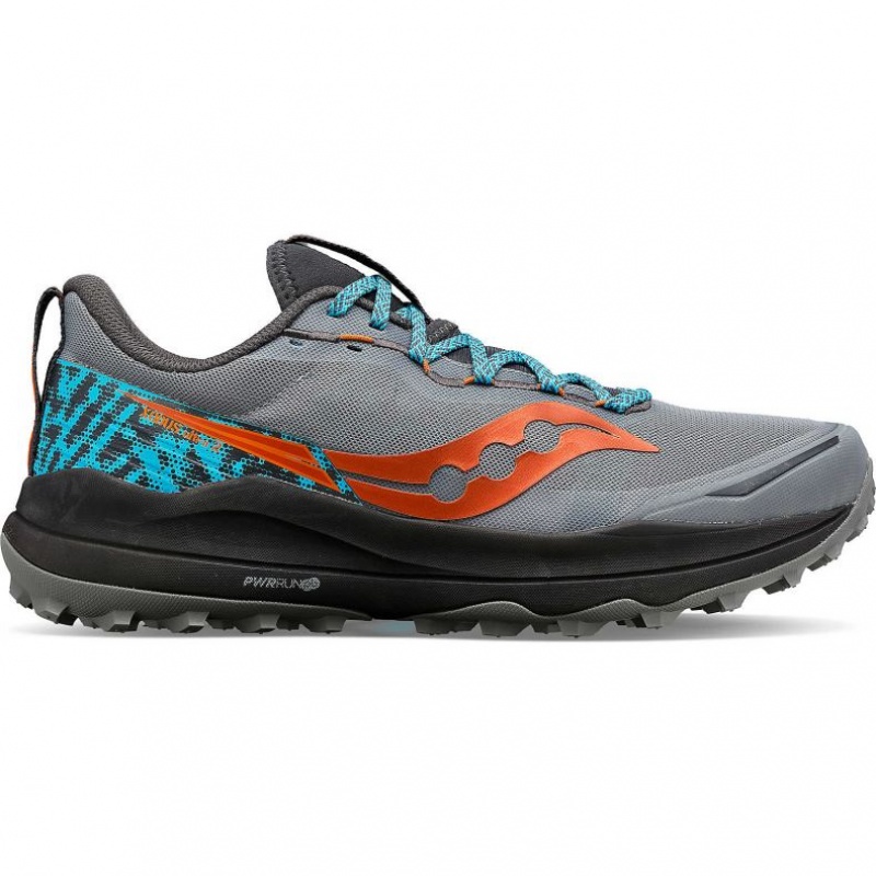 Tenis Trail Running Saucony Xodus Ultra 2 Hombre Gris | COLOMBIA-DJFA