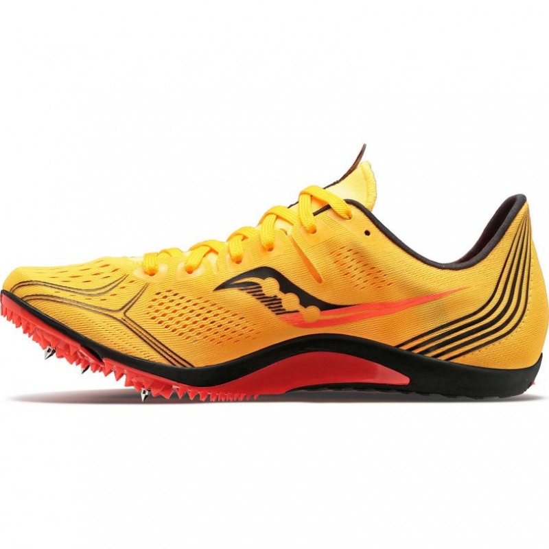 Tenis de Clavos Atletismo Saucony Endorphin 3 Hombre Amarillo | COLOMBIA-CYTP