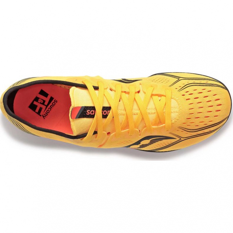 Tenis de Clavos Atletismo Saucony Endorphin 3 Hombre Amarillo | COLOMBIA-CYTP