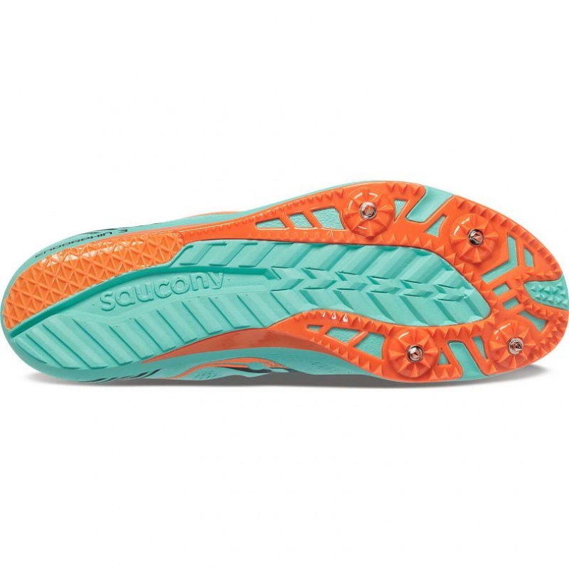 Tenis de Clavos Atletismo Saucony Endorphin 3 Hombre Turquesa | COLOMBIA-XPCV