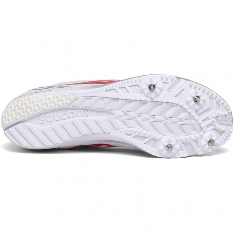 Tenis de Clavos Atletismo Saucony Endorphin 3 Mujer Blancas | COLOMBIA-BWCN