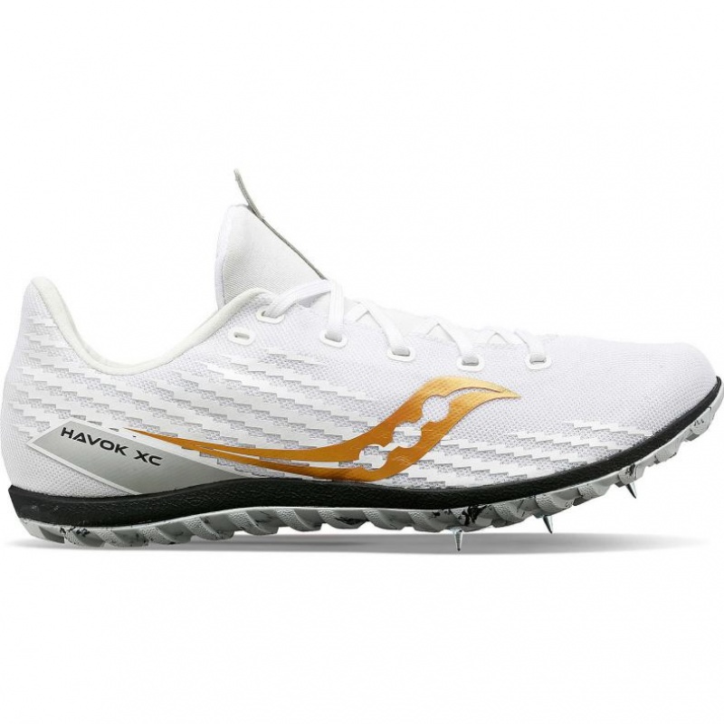 Tenis de Clavos Atletismo Saucony Havok XC 3 Hombre Blancas | COLOMBIA-WXIA