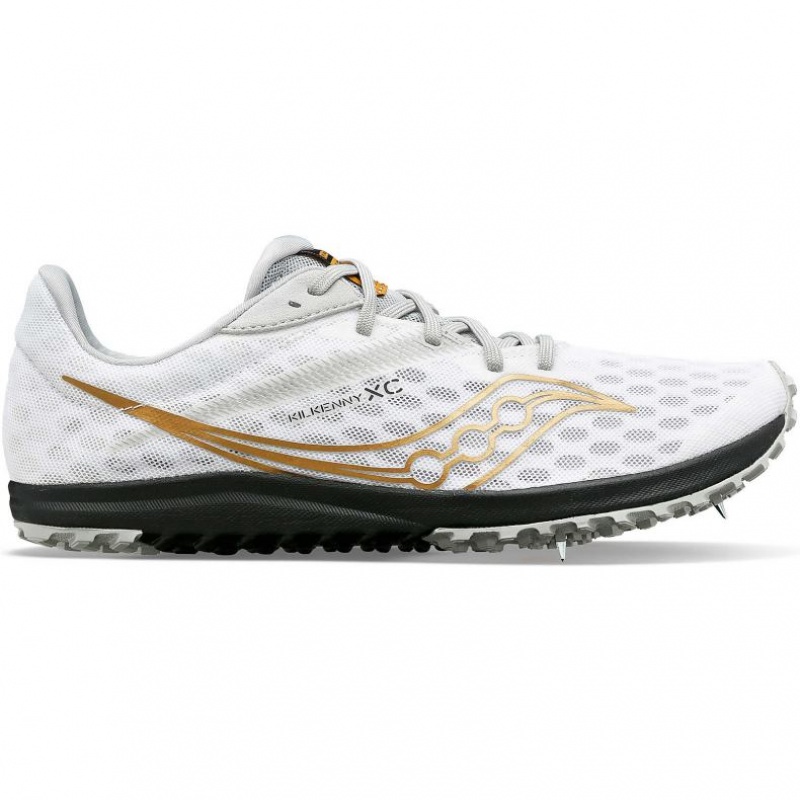 Tenis de Clavos Atletismo Saucony Kilkenny XC9 Hombre Blancas | COLOMBIA-VDNJ