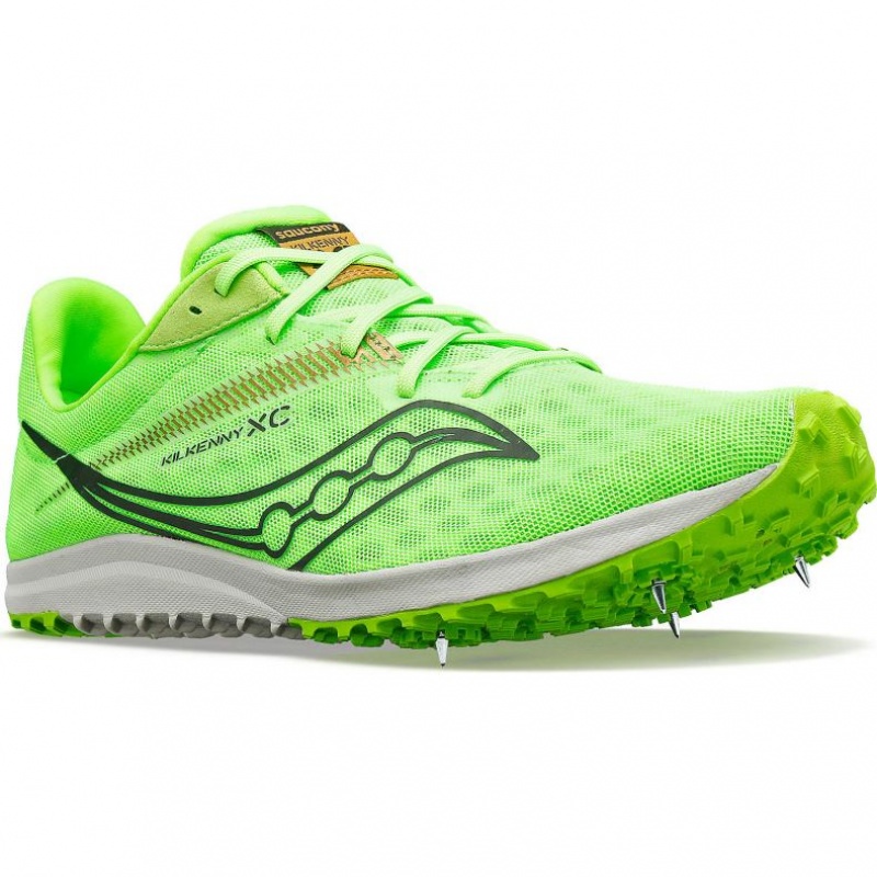 Tenis de Clavos Atletismo Saucony Kilkenny XC9 Hombre Verde | COLOMBIA-OFEJ