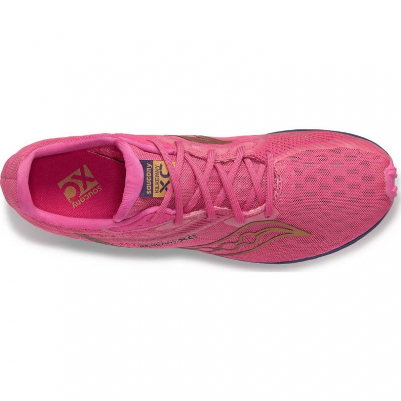 Tenis de Clavos Atletismo Saucony Kilkenny XC9 Hombre Rosas | COLOMBIA-ZNHT