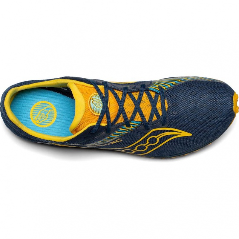 Tenis de Clavos Atletismo Saucony Kilkenny XC9 Hombre Azul Marino | COLOMBIA-MVAB