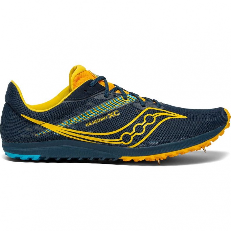 Tenis de Clavos Atletismo Saucony Kilkenny XC9 Hombre Azul Marino | COLOMBIA-MVAB