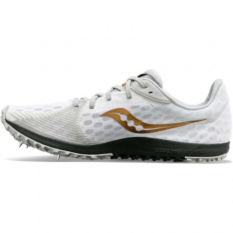 Tenis de Clavos Atletismo Saucony Kilkenny XC9 Mujer Blancas | COLOMBIA-LTZM