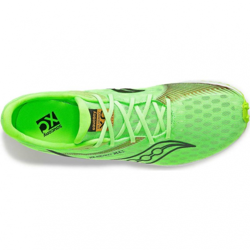 Tenis de Clavos Atletismo Saucony Kilkenny XC9 Mujer Verde | COLOMBIA-WZEF